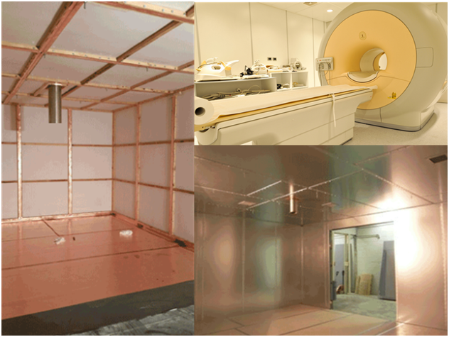 Folha do cobre do RA da sala 3oz da largura 1320mm MRI RF 1